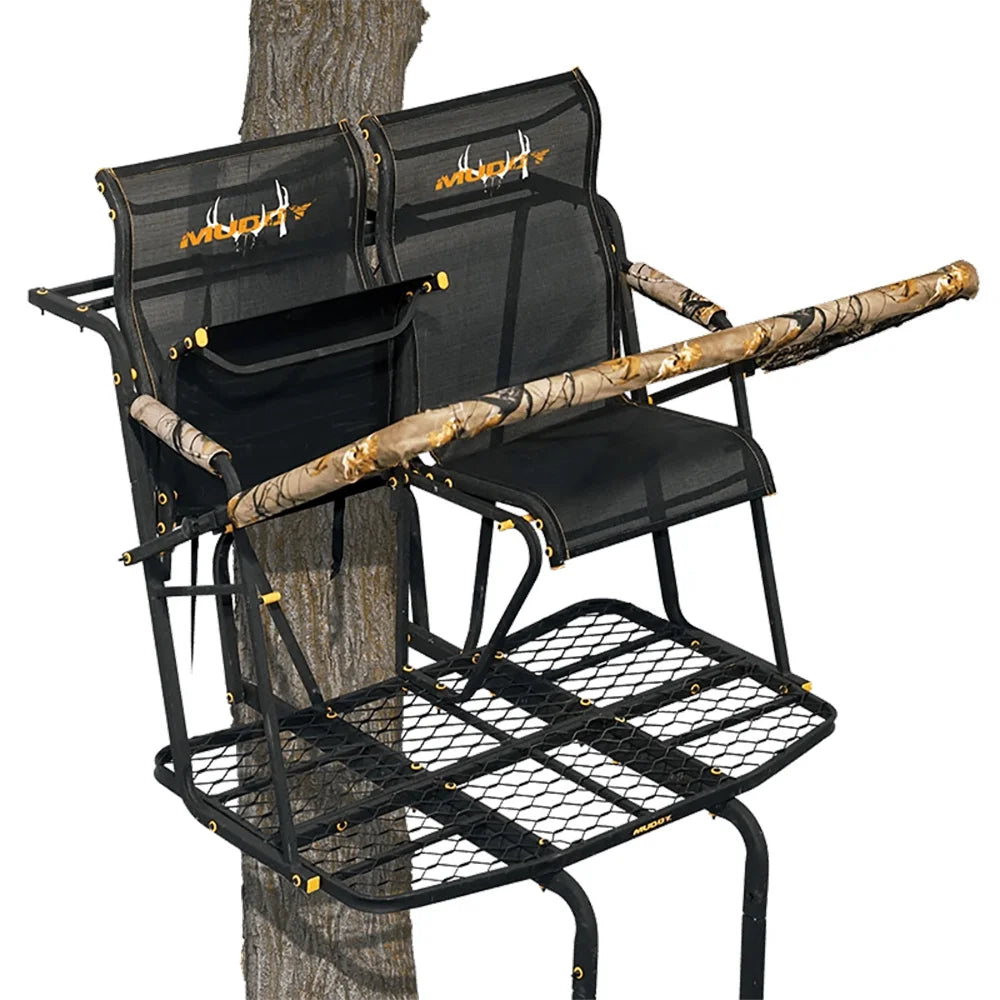 2 Pack 17 Foot 2 Person Deer Hunting Ladder Tree Stand L6090