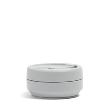 12 oz Cashmere Grey Collapsible Silicone Coffee Cup P306