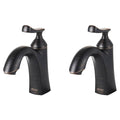 Single-Handle Bathroom Faucet (Set of 2) in Legacy Bronze N8464