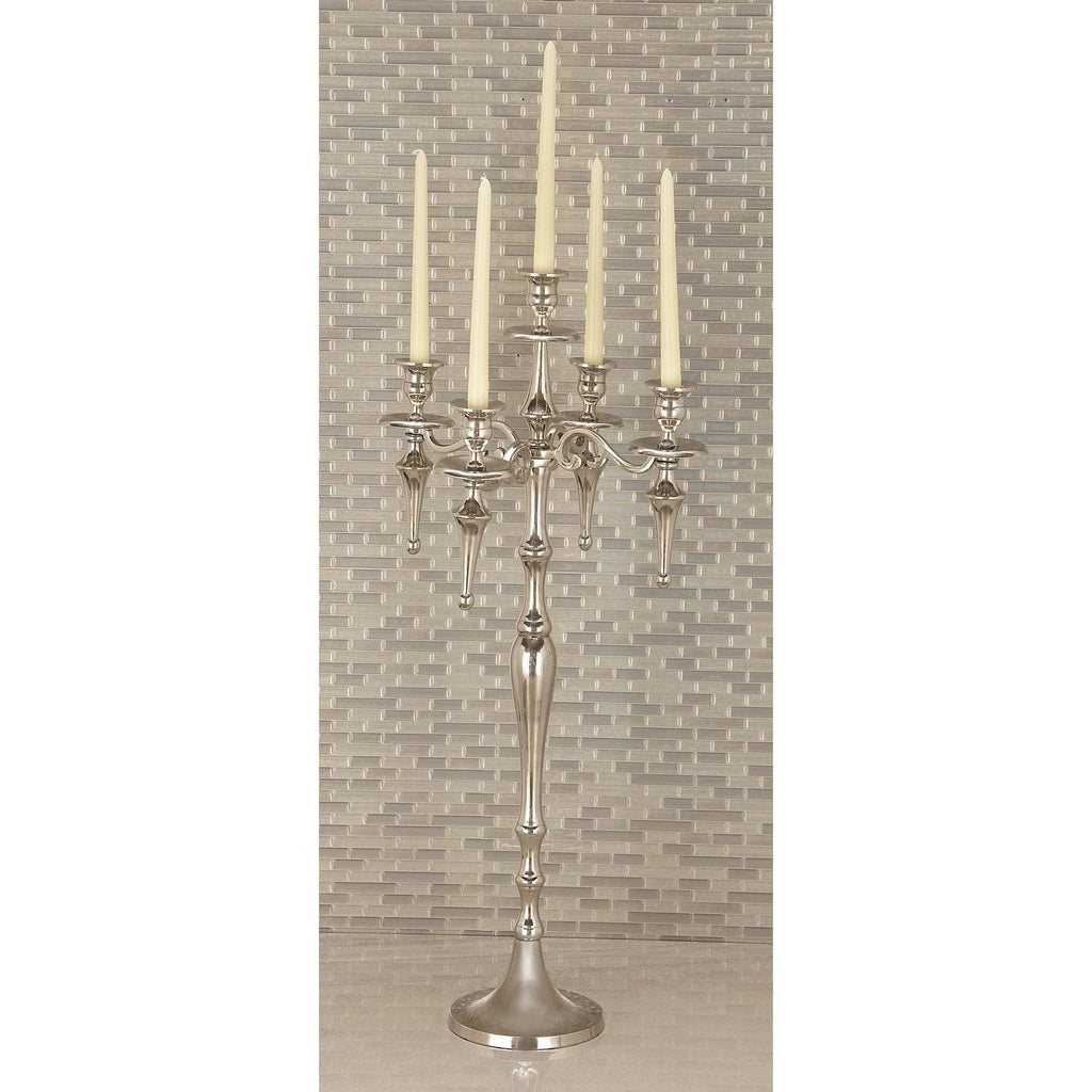 Aluminum Candelabra 16 Inches Wide 33 Inches High L5753
