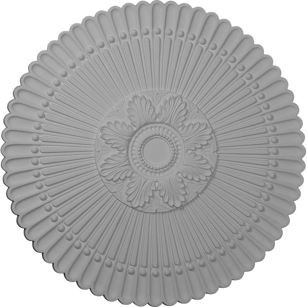Hand-Painted Bronze Blue Patina Ceiling Medallion S264
