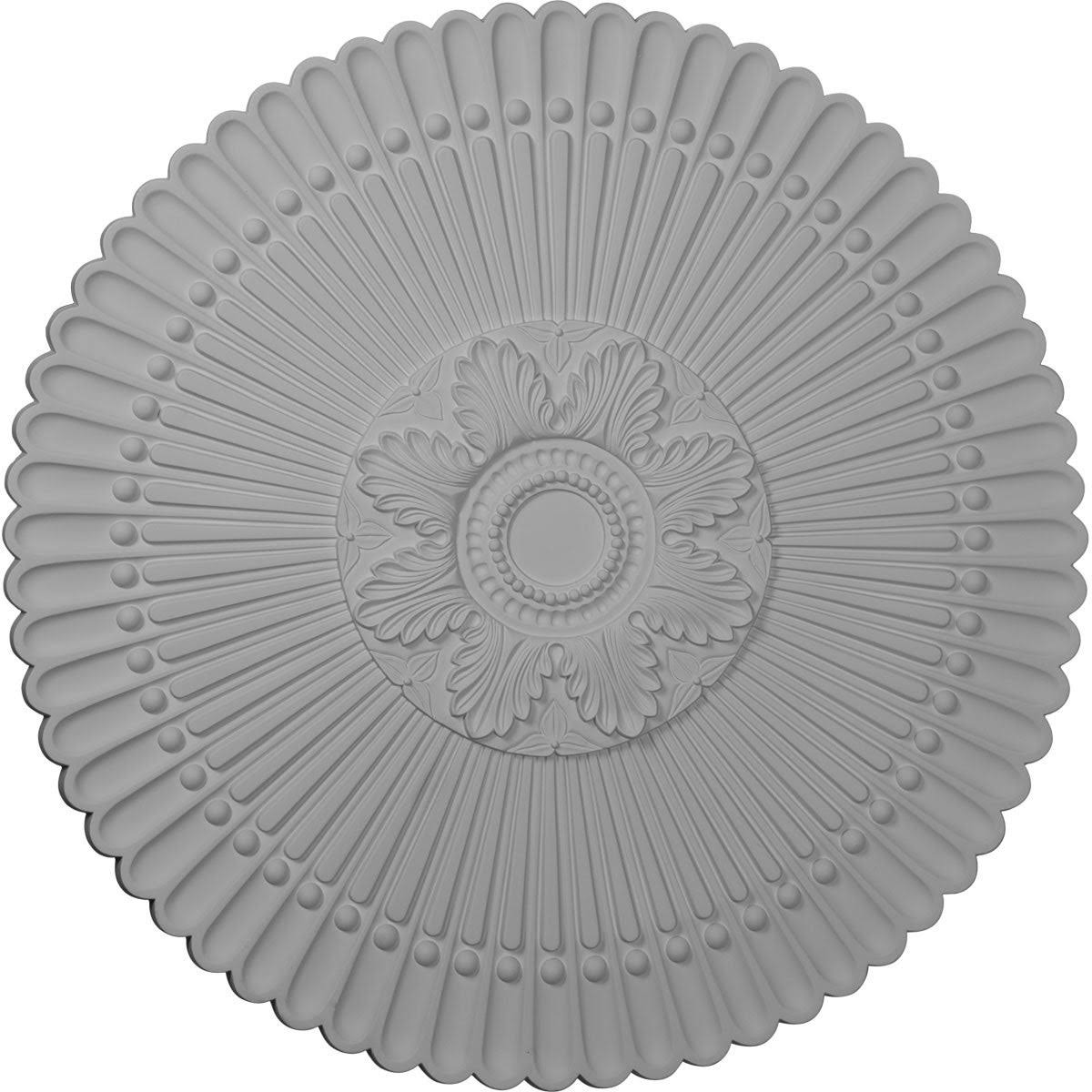 Hand-Painted Bronze Blue Patina Ceiling Medallion S264