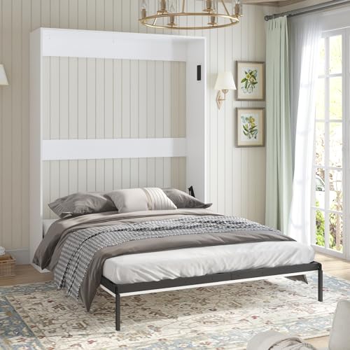 Dark Grey Murphy Bed with Wardrobe S113