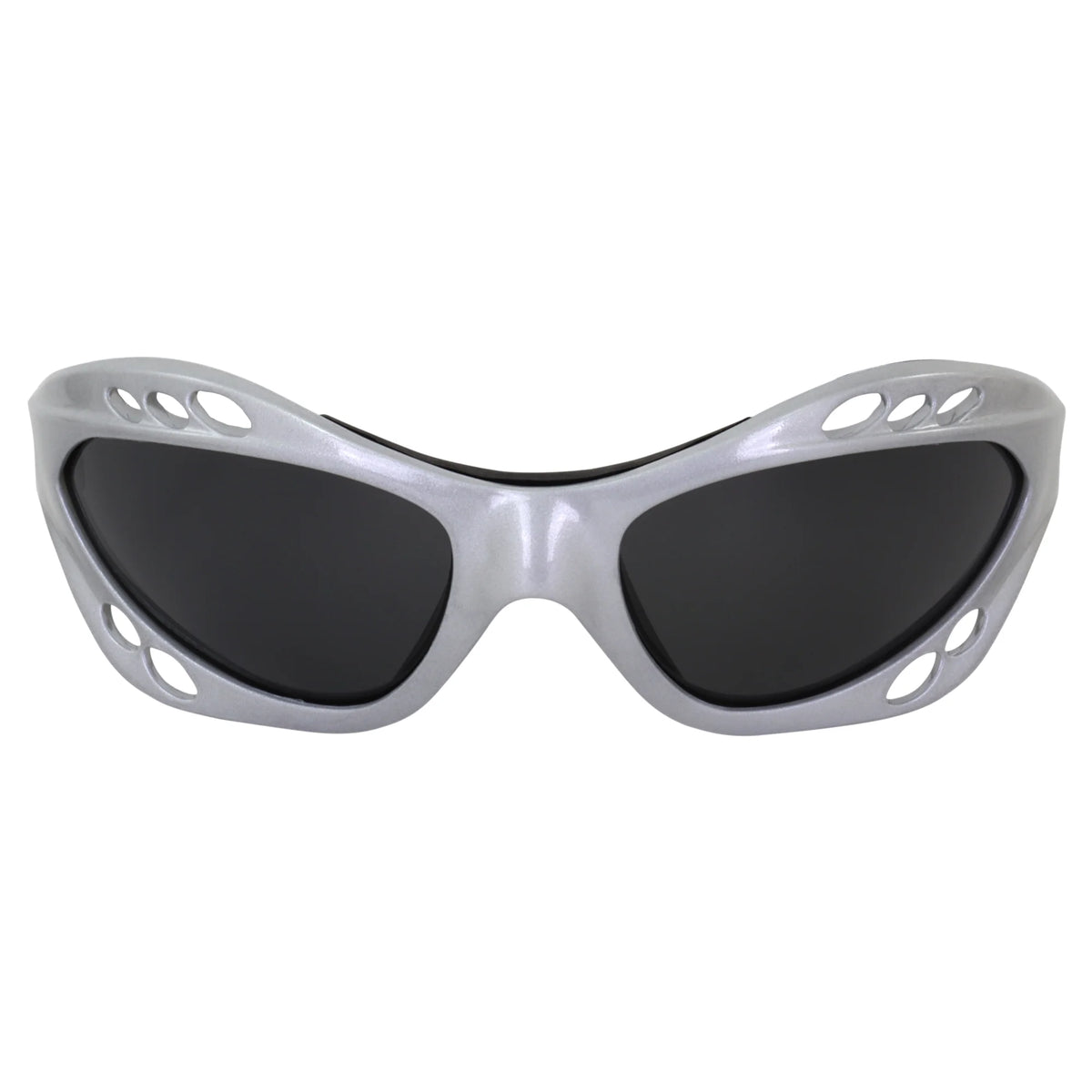 3 Pairs Padded Polarized Sunglasses w/Strap Silver Frame w/Smoke Lens & Black Frames w/Blue & Pink Mirror Lenses U96080