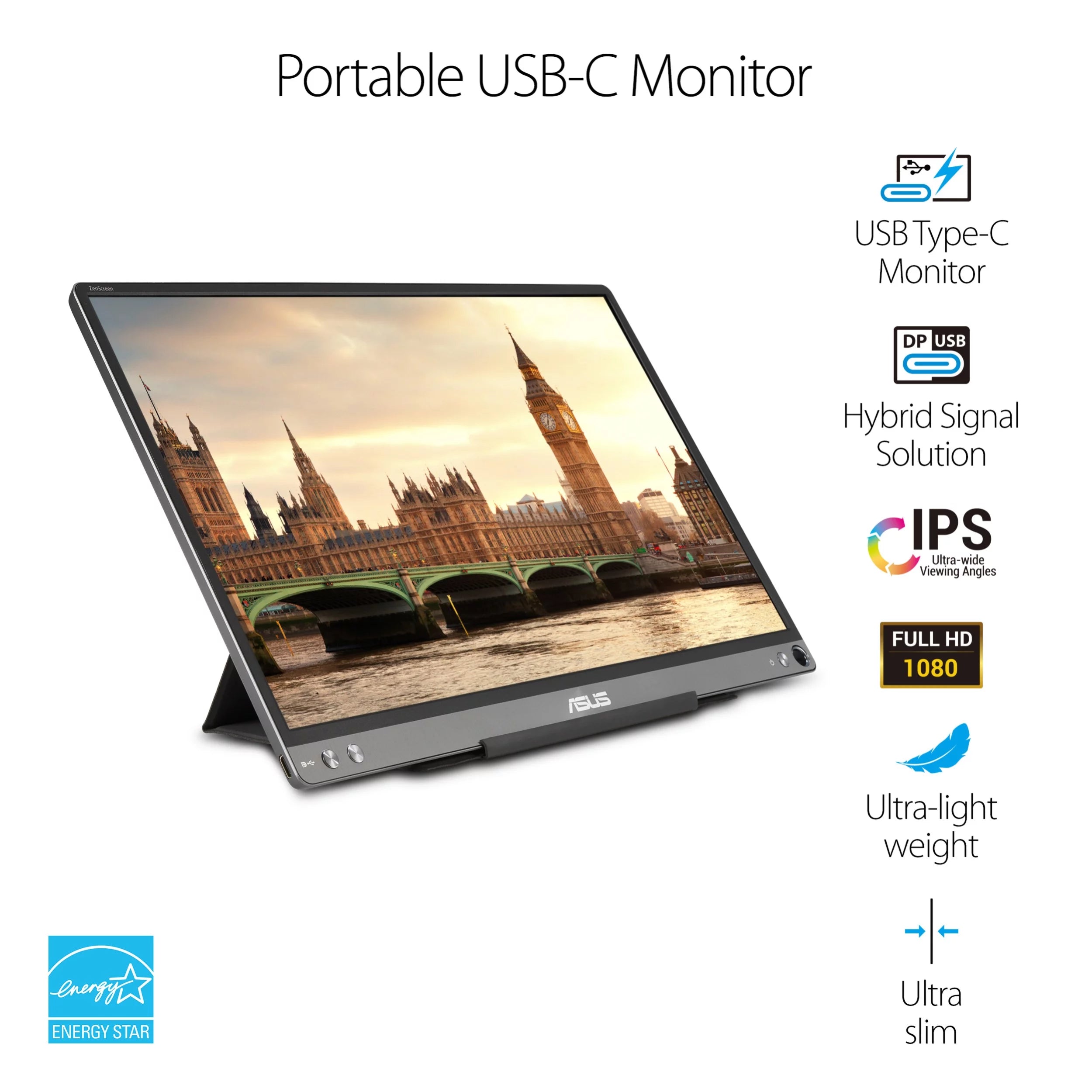 15.6" Full HD IPS USB Portable Monitor K74266