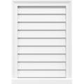 PVC Gable Vent with Brickmould R8895