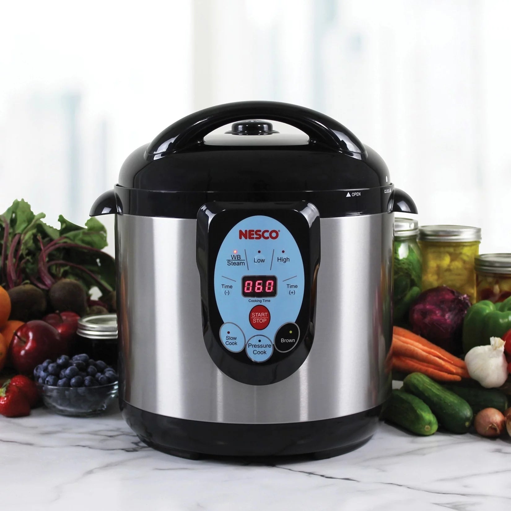 9.5-Quart Digital Pressure Slow Steam Cooker W5303