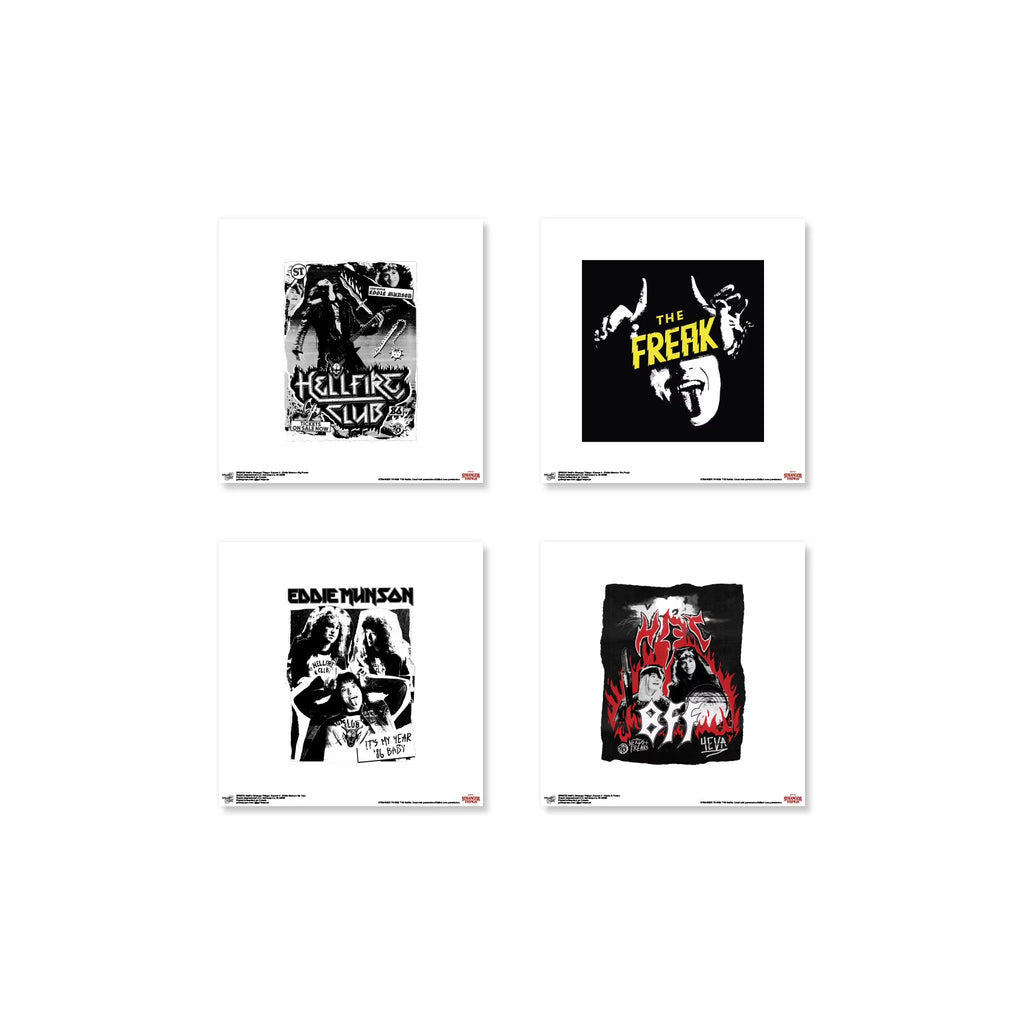 Stranger Things Wall Art Bundle (4-Pack) M81578