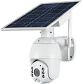 Wireless Solar Powered PTZ Security Camera with Rechargeable Battery Q5029