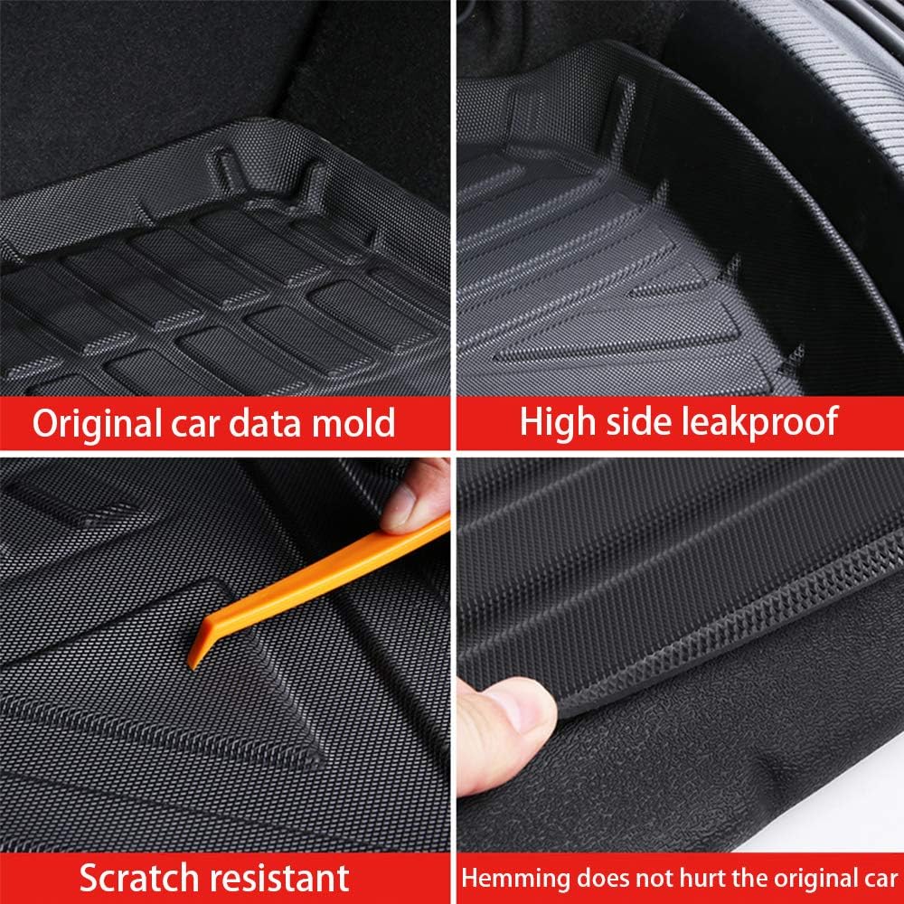 Black Pack of 2 Heavy Duty Rubber Cargo Liner F73833