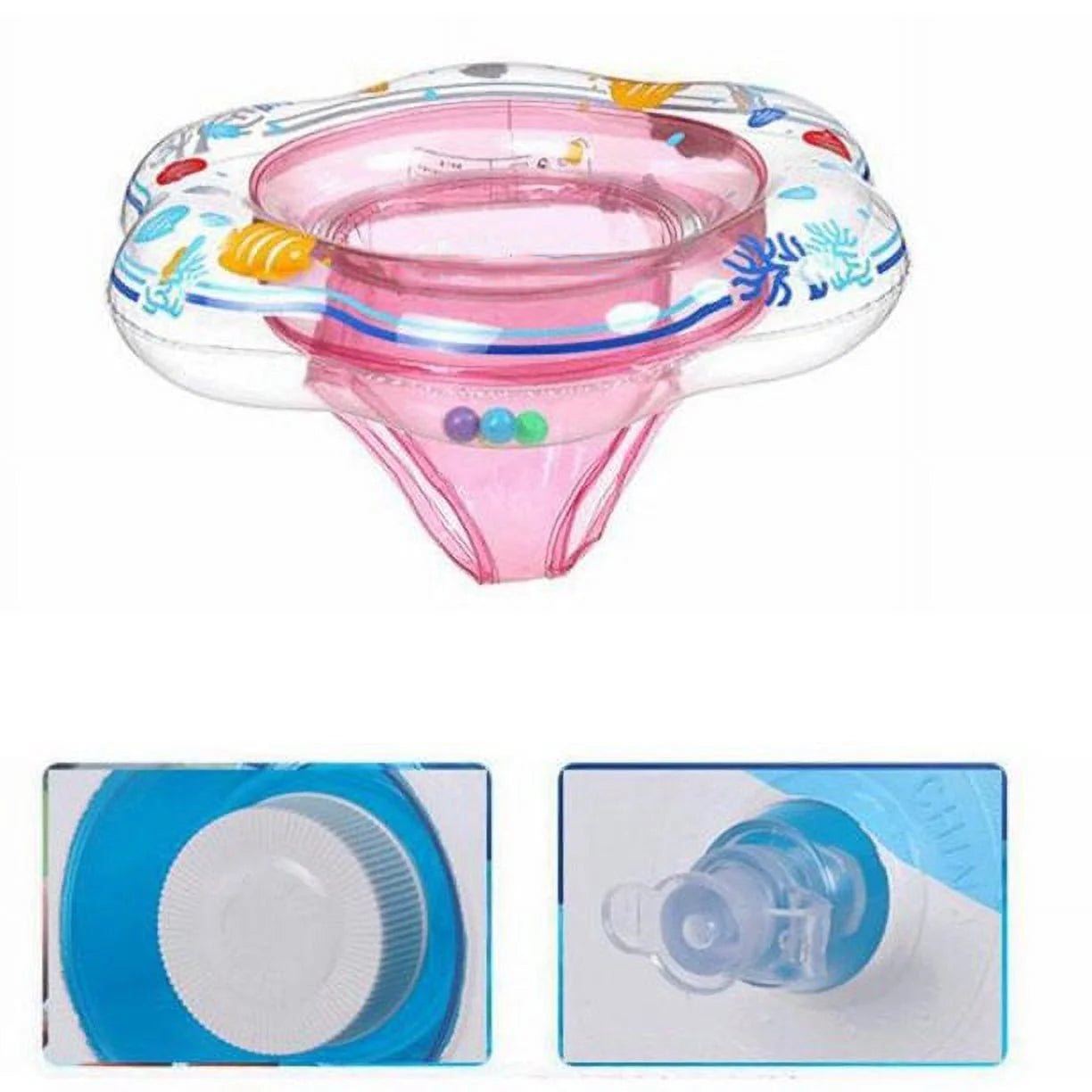 Pink PVC Baby Swimming Pool Ring N76389