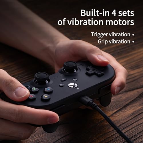 Black Wired Controller with Hall Effect Joysticks F392