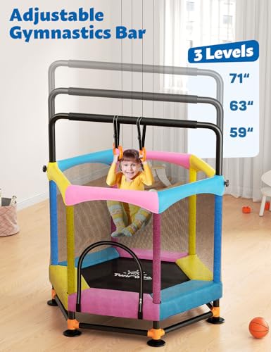 60" Toddler Trampoline with Safety Enclosure R7581