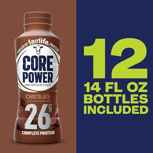 Chocolate 26g Protein Shake, 14oz, 12 Pack W23904