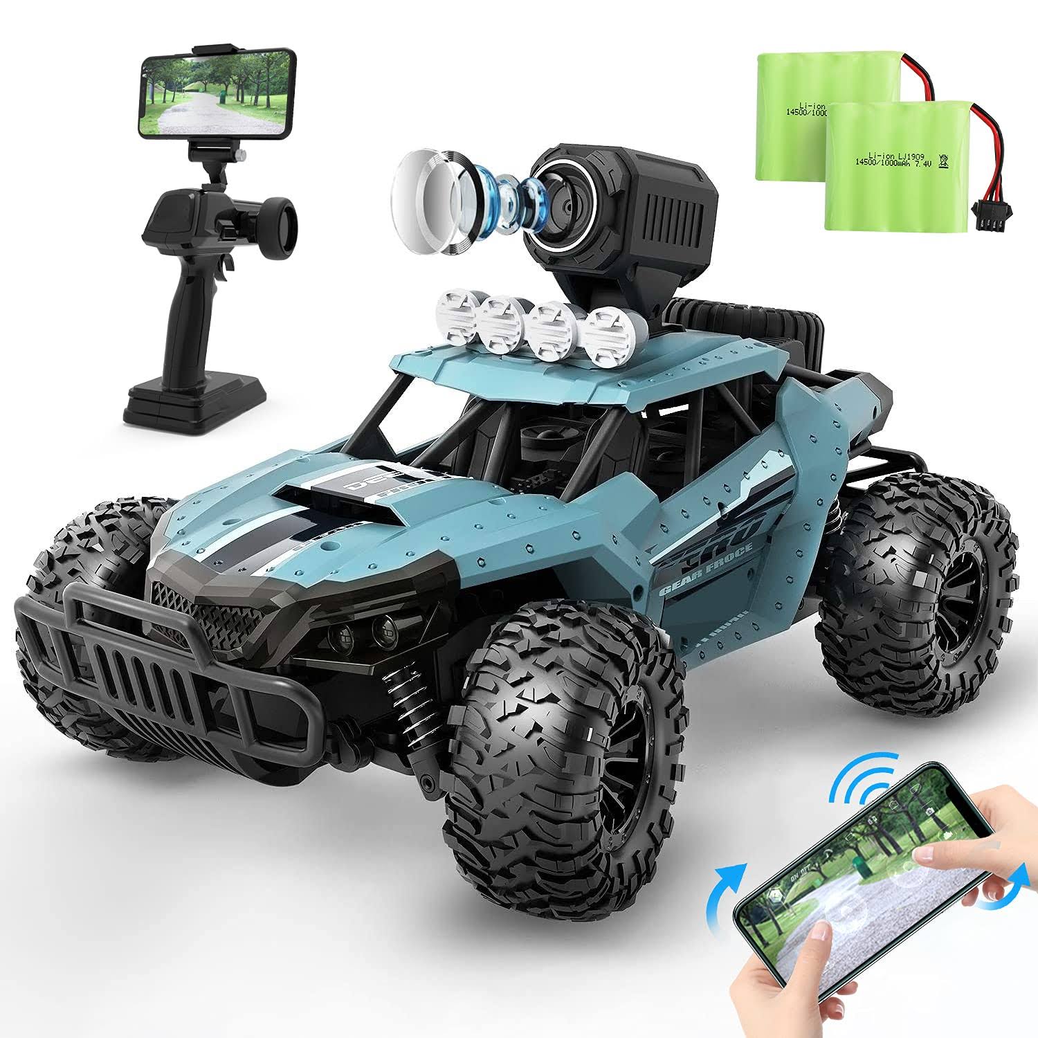 1/16 Scale Remote Control Car with 720p HD FPV Camera A1944