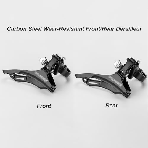 3x7 Speed Mountain Bike Gear Shift Brake Lever Set with Digital Gear Dial & Brake Cable A398558