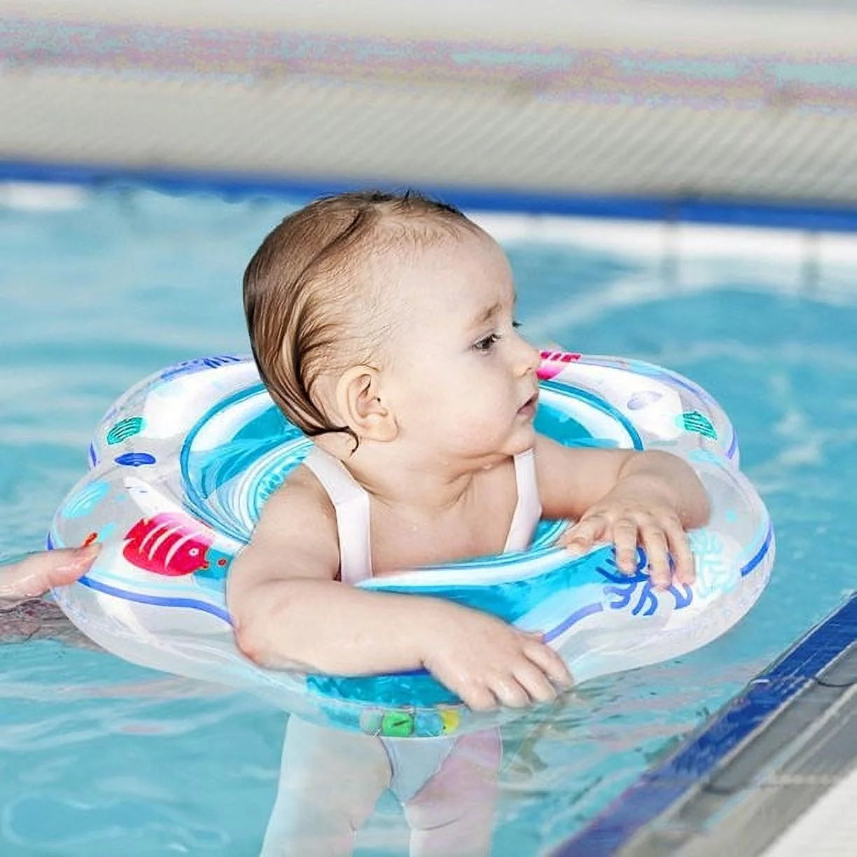 Pink PVC Baby Swimming Pool Ring N76389