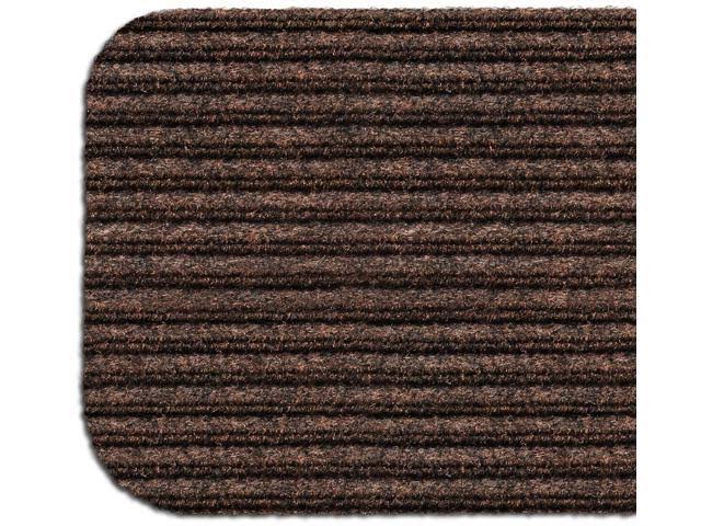 Set of 15 Skid-Resistant Carpet Stair Treads Bittersweet Brown 8 Inches x 23.5 Inches L2017