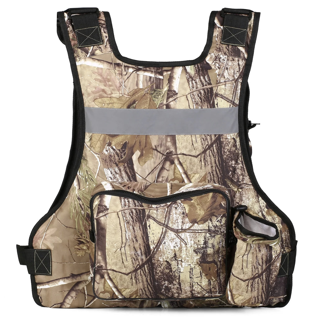Fly Fishing Jacket Vest with Water Bottle Holder K888515
