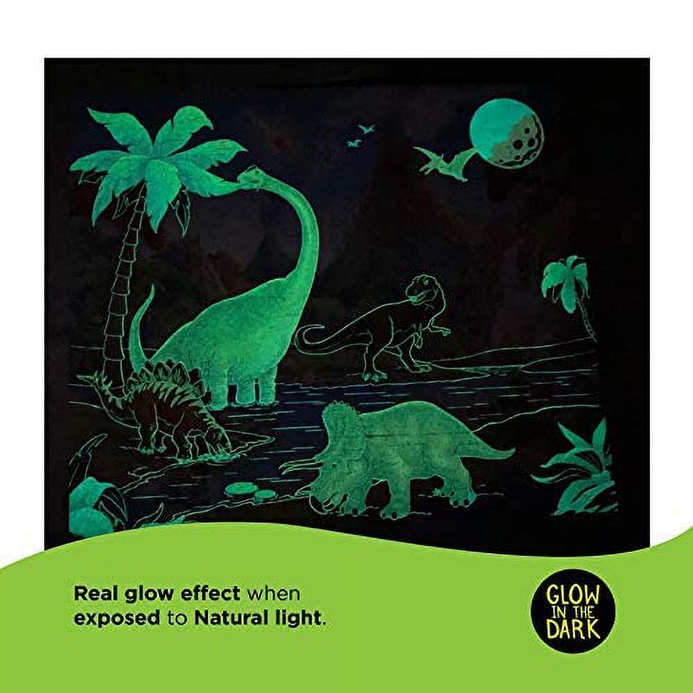 48 Piece Dinosaur Glow in The Dark Jigsaw Puzzle O7248