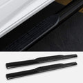4 Oval Side Step Nerf Bars Black A9700