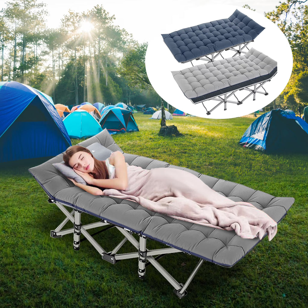 Heavy Duty Folding Cot with Mattress Pad and Carry Bag K65501