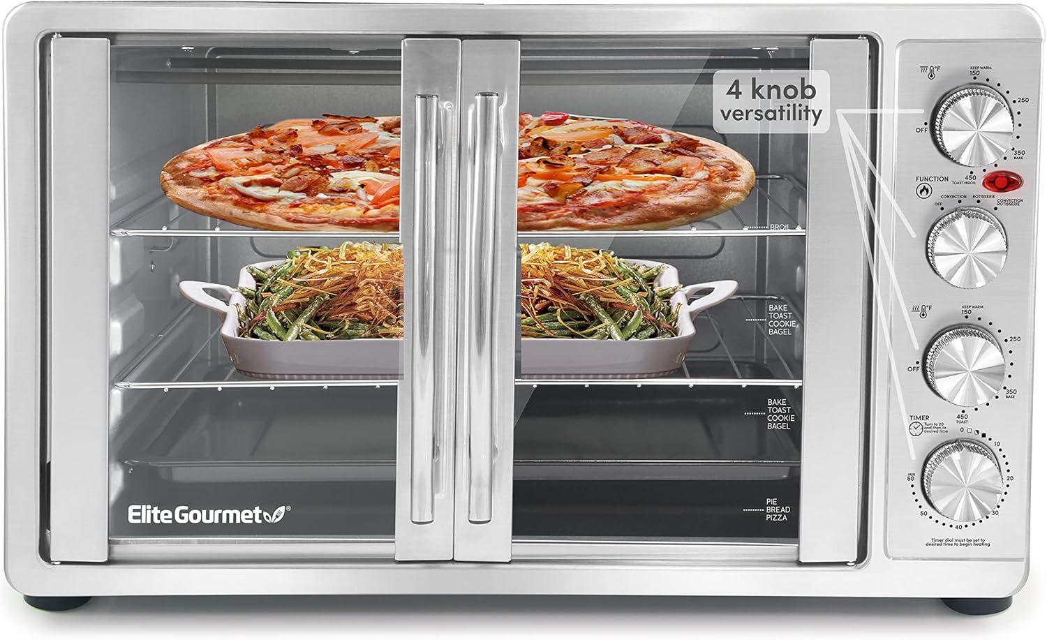 Double French Door Convection Toaster Oven, 18-Slice, 45L G90875
