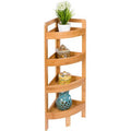 4 Tier Bamboo Corner Bookcase A638079
