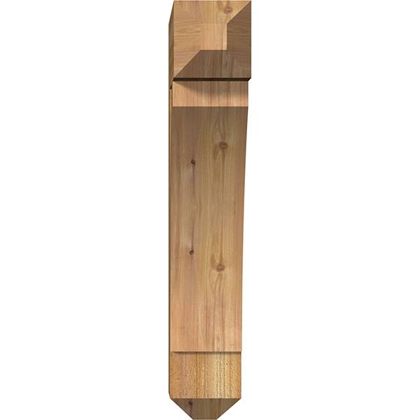 Thorton Craftsman Rough Sawn Bracket, Western Red Cedar D148706