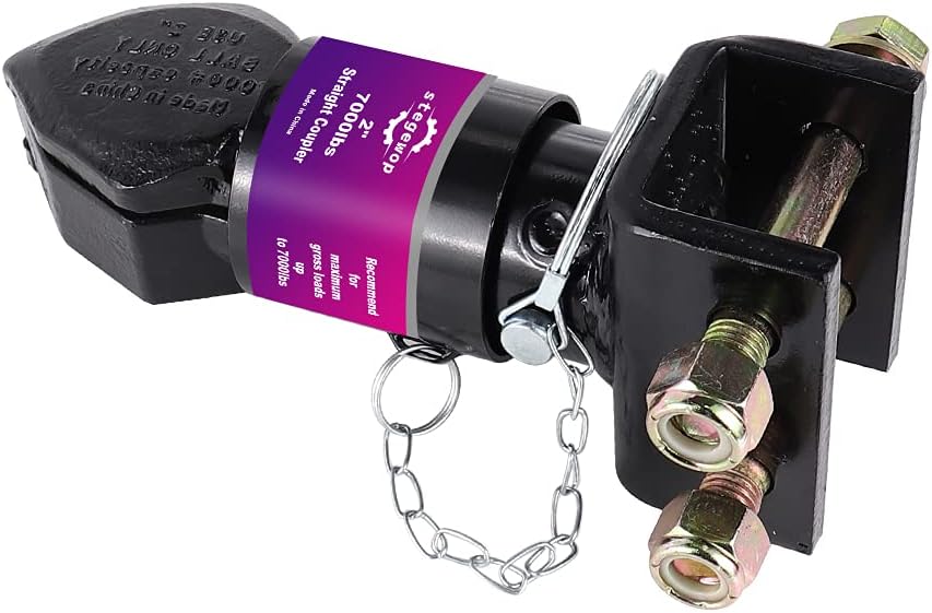 2 Adjustable Trailer Coupler with Trigger Latch, 7000 lb, Pack of 2 A35156