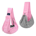 Dog and Cat Sling Carrier Hands Free Reversible Pet Papoose Bag Soft Pouch Q630666