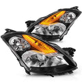 Black Factory Style Replacement Headlight Assembly Pair U28348