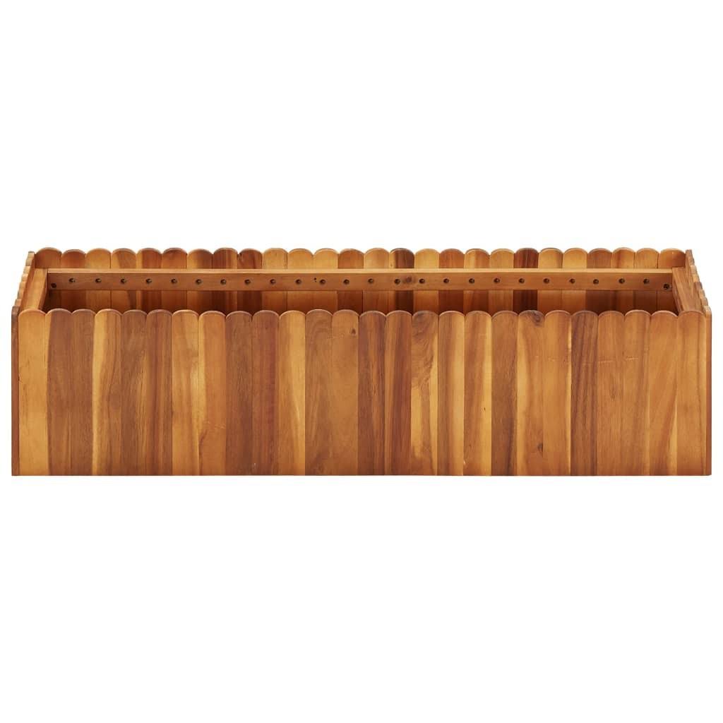 Solid Acacia Wood Garden Raised Bed N92946