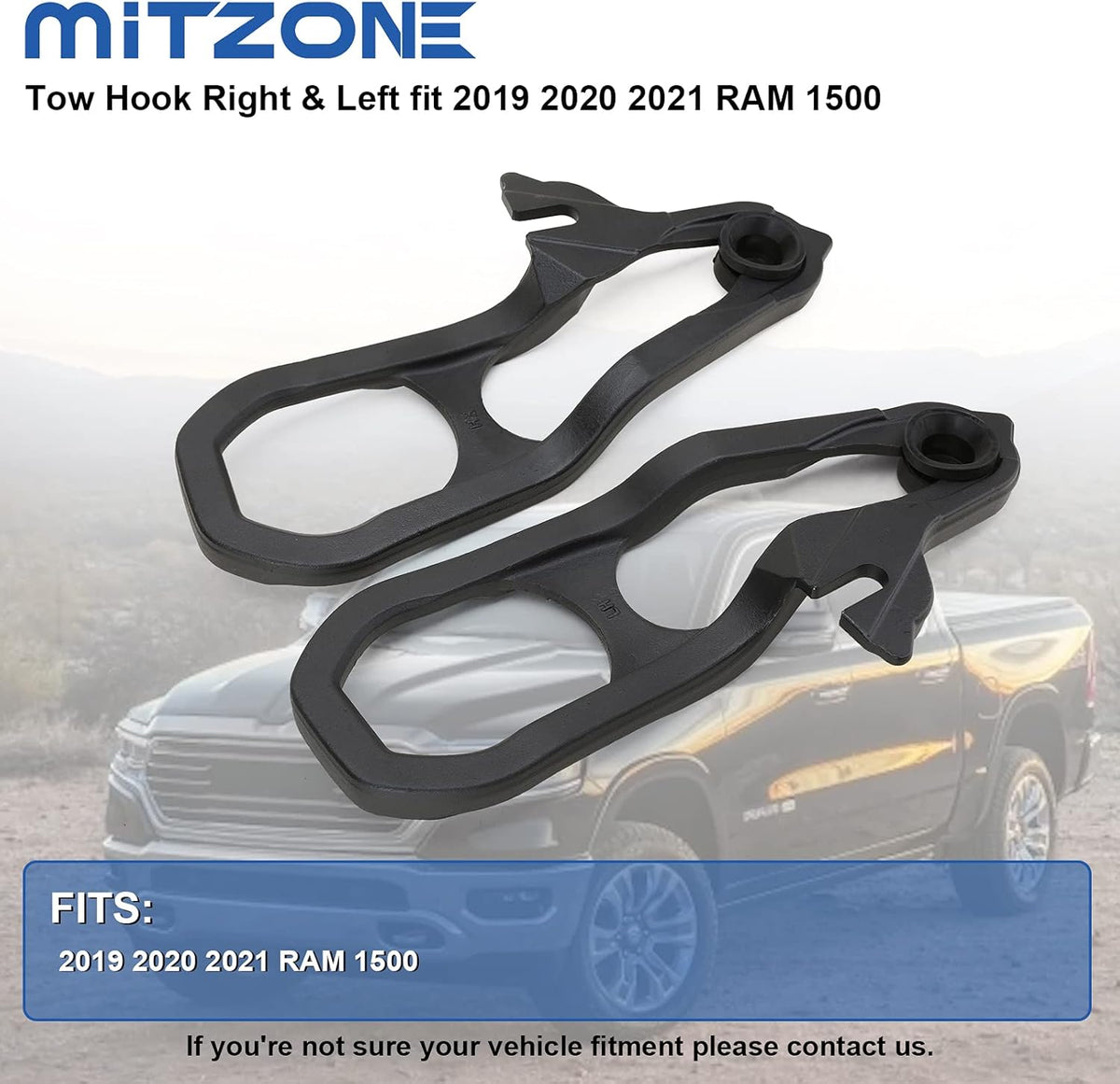 Front Tow Hooks Right & Left with Bushing R30392