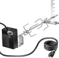 Universal Rotisserie Grill Kit with 120V 4W Motor, 28'' Spit Rod, 2 x 4 Forks L4929