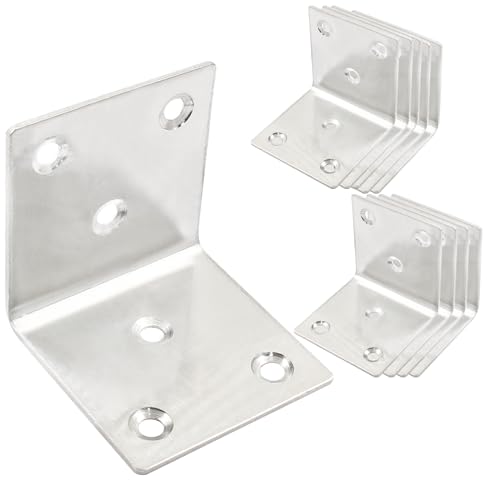 Stainless Steel Corner Brace 2.5"x 2.5", 4 Pcs N917