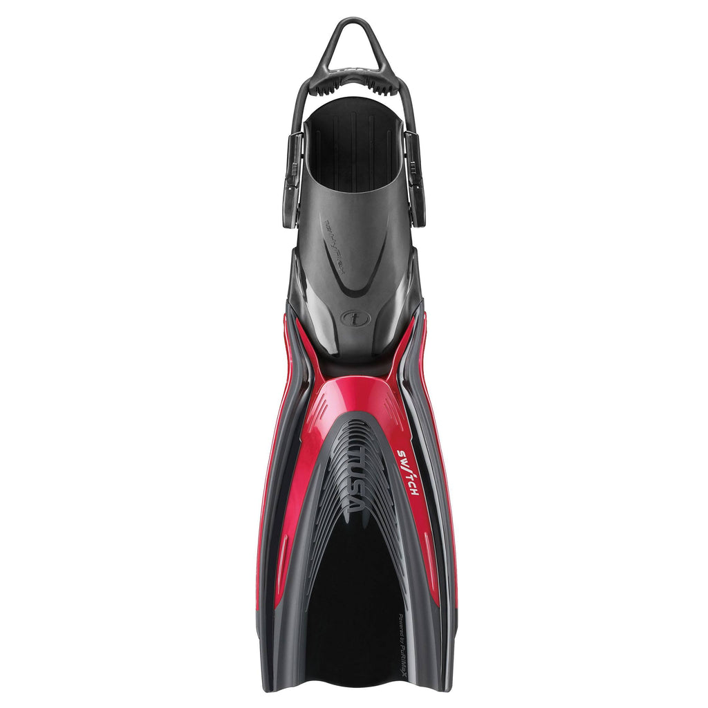Metallic Dark Red Large Fins B49578