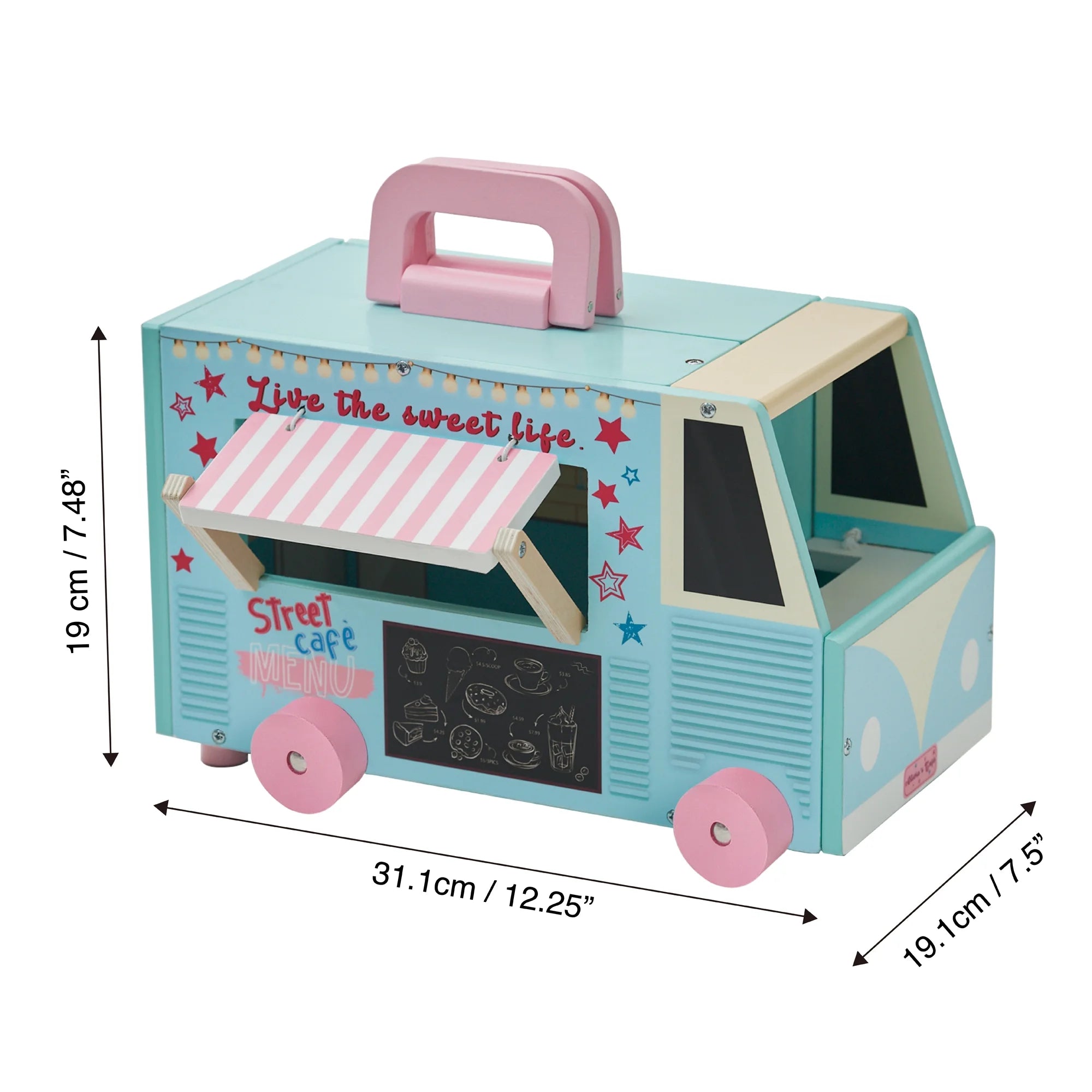Portable Food Truck Dollhouse Set G6256