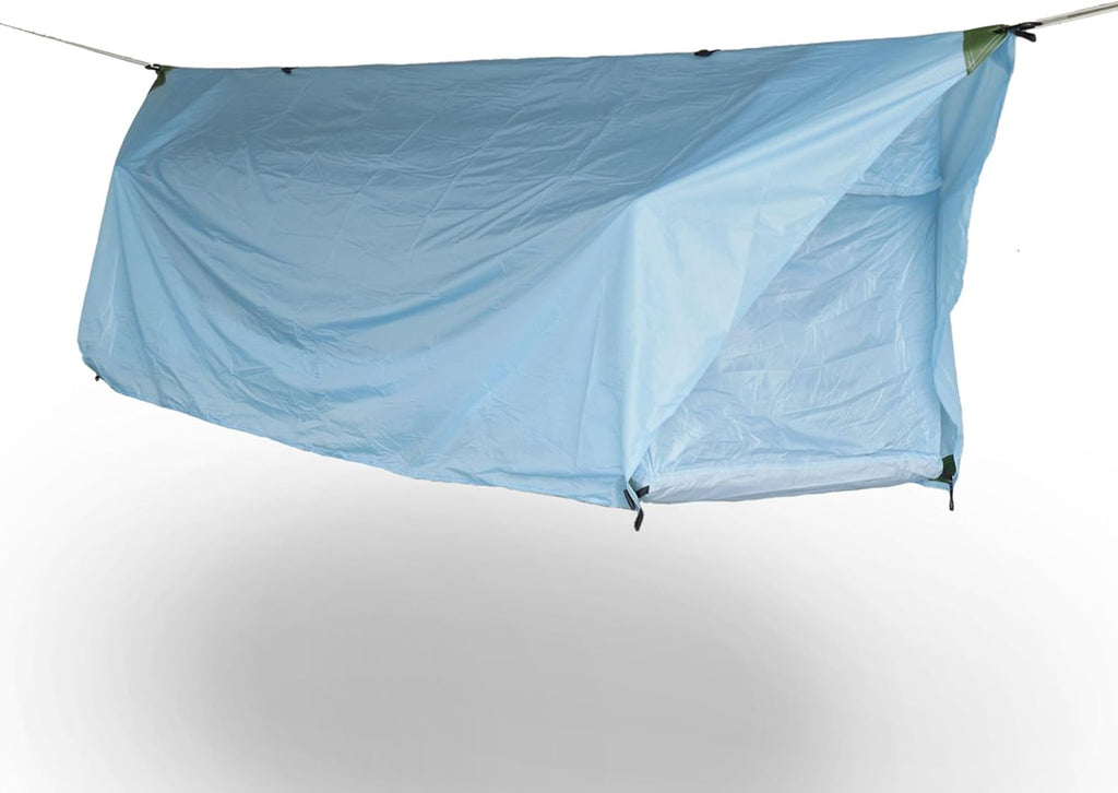 80"x30" Forest Green Lay Flat Hammock Tent with Mosquito Net and Insulated Pad L669