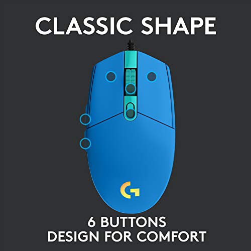 Wired Gaming Mouse with 8,000 DPI and 6 Programmable Buttons O212