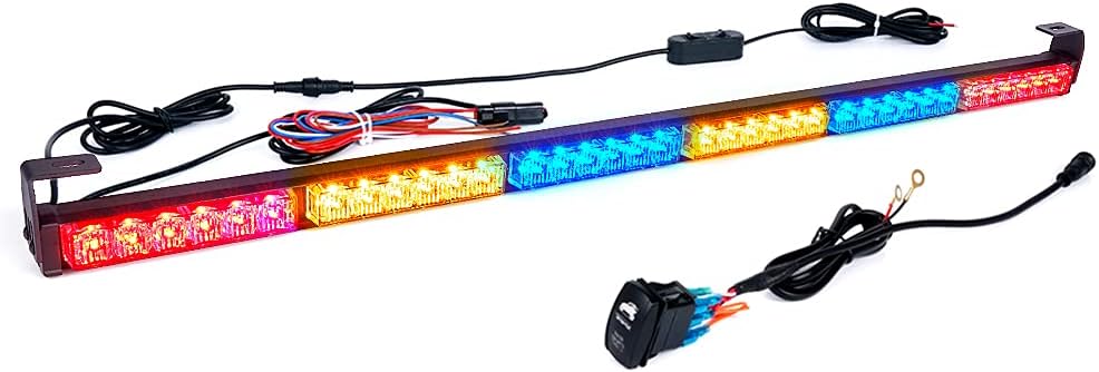 36" Offroad Rear Chase LED Strobe Light Bar with Turn Signal Brake Reverse Light S99016