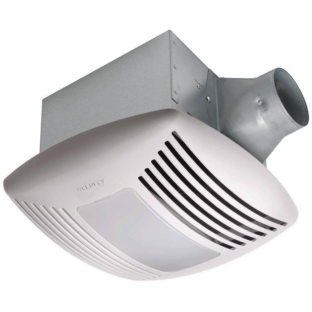White Ceiling Exhaust Fan with Humidity Sensor and Night-Light V4216
