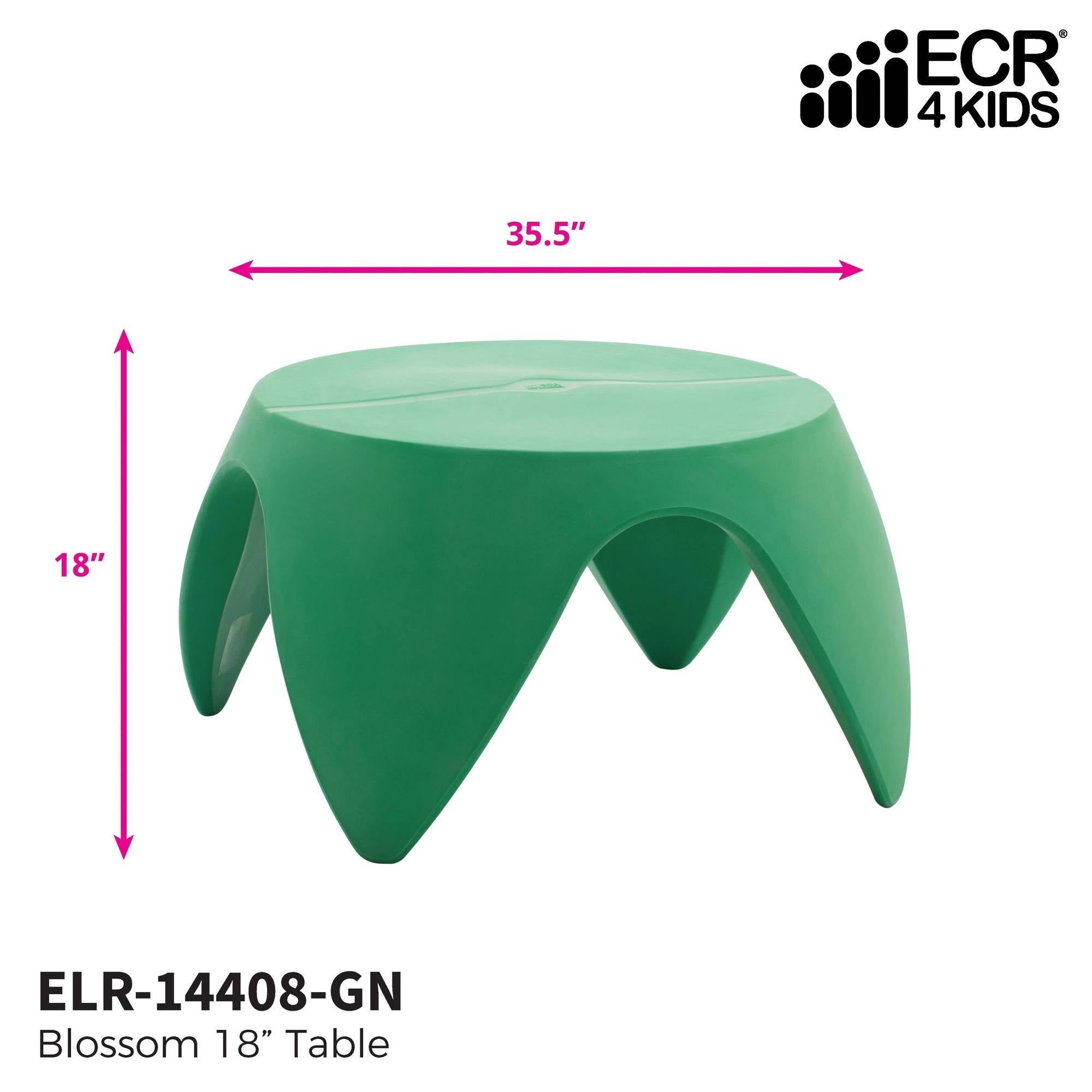 18in Dark Green Table F83246