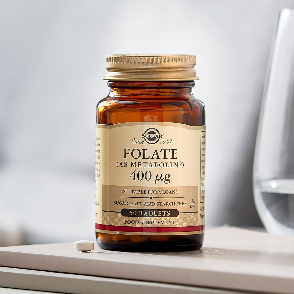 Folate 666 MCG DFE Tablets - 50 Count B8364