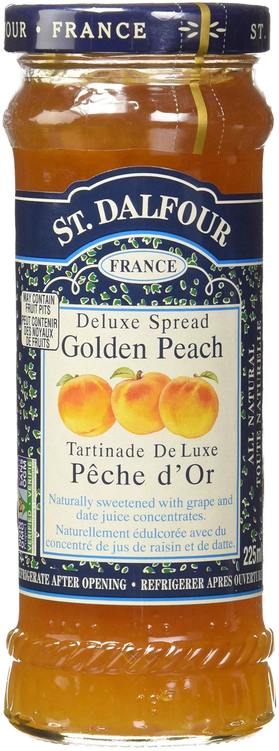 Peach 100% Fruit 10-Ounce (Pack of 6) U934538