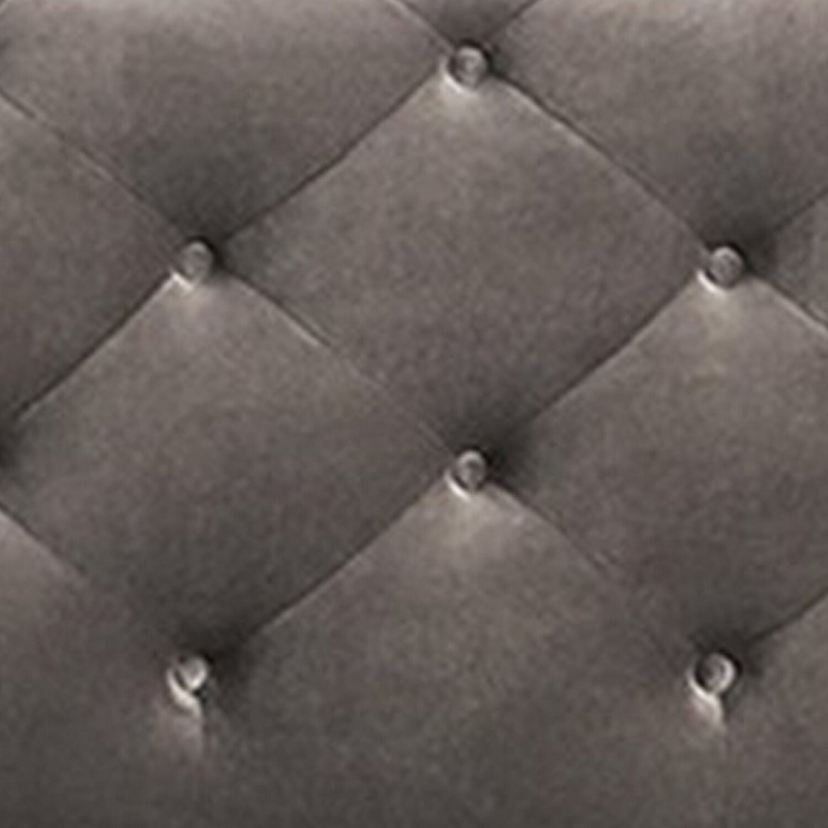 Soft Gray Velvet Loveseat M5123