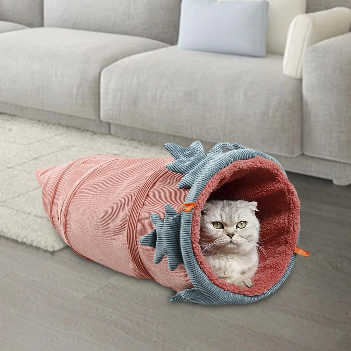 Carrot Hamster Tunnel Tube Toy P70740