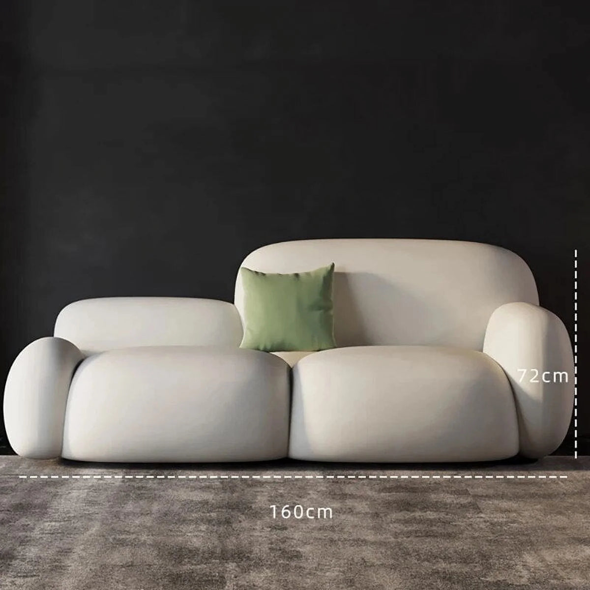 Accent Reclining Chair Mini Single Sofa W850