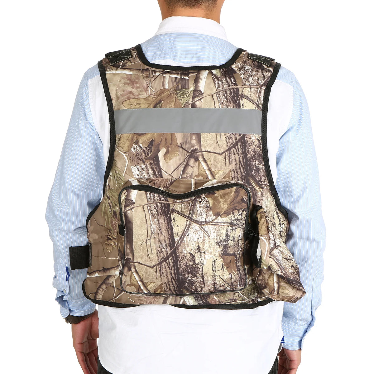 Fly Fishing Jacket Vest with Water Bottle Holder K888515