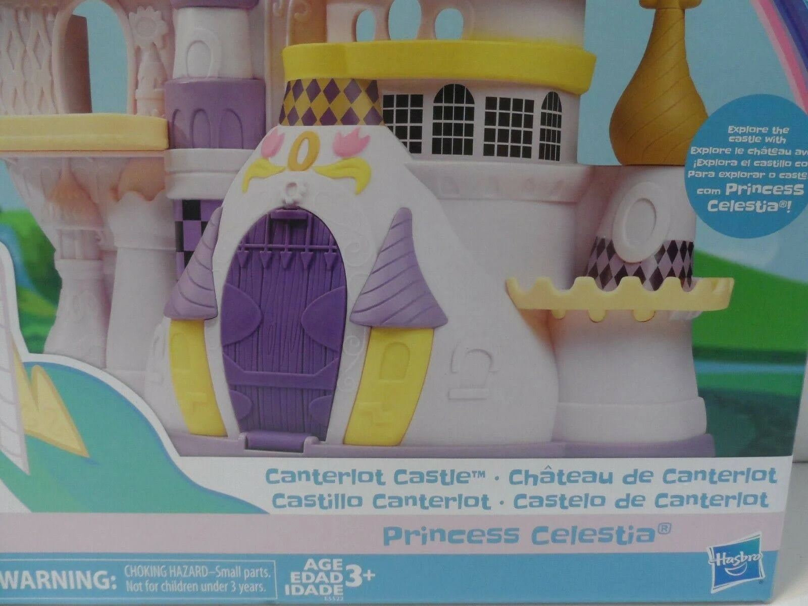 My Little Pony Canterlot Castle Playset with Princess Celestia 3 Levels J47326